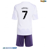 Maglie da calcio Manchester United Mason Mount #7 Seconda Maglia Bambino 2025-26 Manica Corta (+ Pantaloni corti)